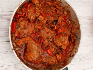 lamb chops in tomato sauce Italian